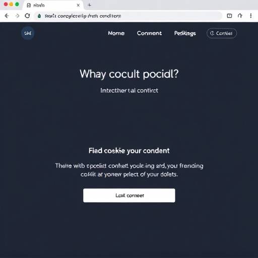 Ejemplo de un banner de consentimiento de cookies en un sitio web